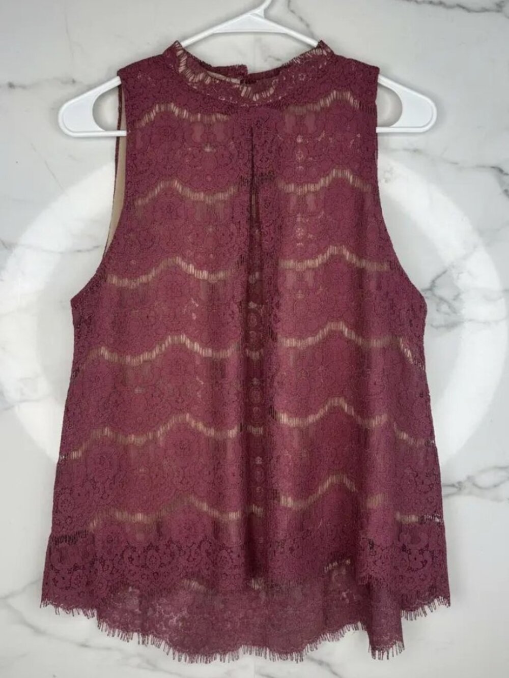 Love five no sleeve junior blouse
